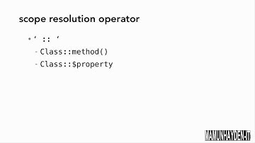 php tutorial | Leveraging scope resolution operators