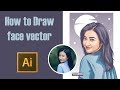 How to Draw face vectors | Adobe Illustrator Tutorial