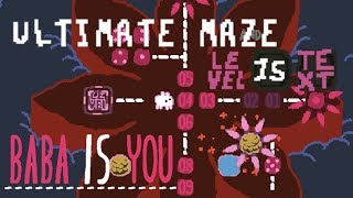 Baba is You - How to 'Level is Text' in Ultimate Maze (Steam Version HF (April 2019)) screenshot 3