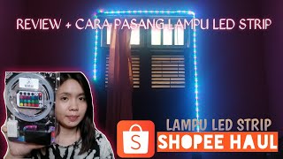 Unboxing Modern Triangle LED Wall - Lampu Hias Dinding Keren dan Murah. 