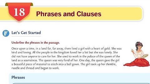 Phrases and Clauses | Ch-18 | Class-VIII | Part-01 | Collins English grammar and composition book