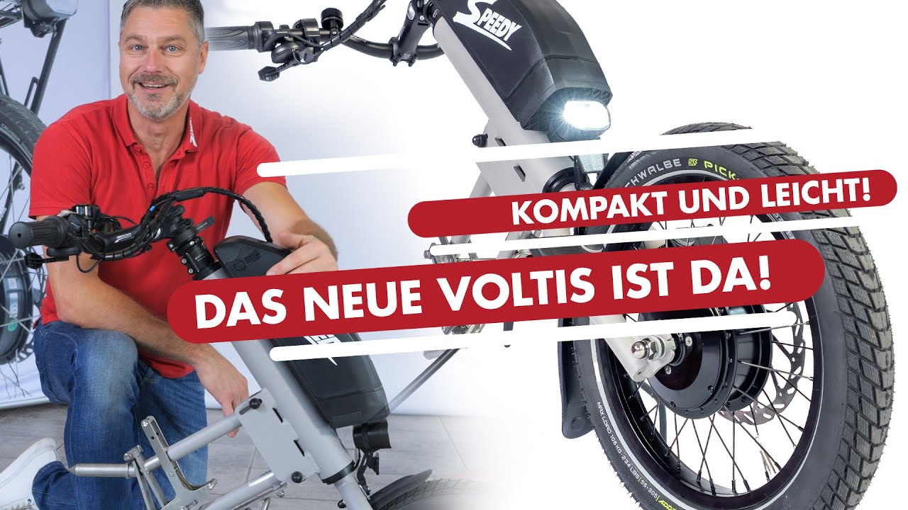 NEU: Das elektrische Zuggerät für deinen Rollstuhl! Speedy VOLTIS mit ...