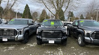 2024 Toyota Tundras thousands Off but dealerships still can’t sell them !