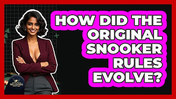 How Did The Original Snooker Rules Evolve? - Billiards Hustlers