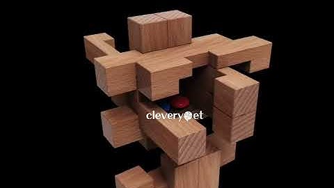 How to solved 3D INTERLOCKING WOODEN PUZZLE KONG MING LOCK - QUBAO
