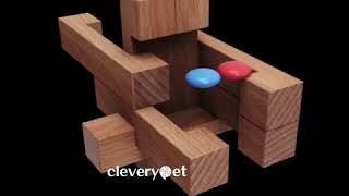 How to solved 3D INTERLOCKING WOODEN PUZZLE KONG MING LOCK - QUBAO