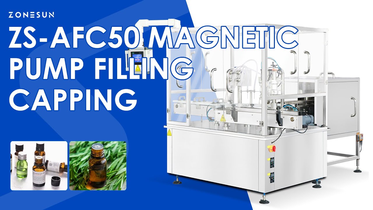 ZONESUN ZS-AFC50 Automatic Essential Oil Monoblock Liquid Filling and Capping Machine
