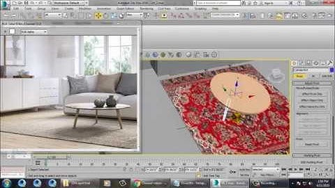 Tutorial on Modeling, Texturing and Lighting a 3d interior in 3dsmax ( Part 3 )