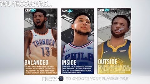NBA 2K20 ARCHETYPES LEAKED!!| INSIDE,OUTSIDE,BALANCED!! (NBA 2K16 REMASTERED)
