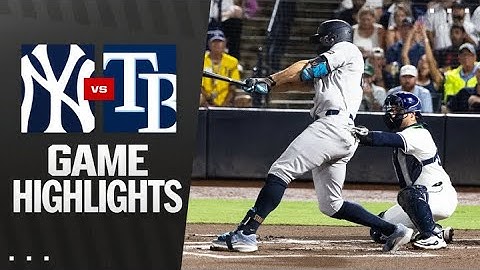 Yankees vs. Rays Game Highlights (8/19/25) | MLB Highlights