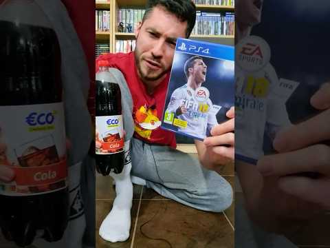 Fifa PS4 dans du Cocacola eco+ #jeuxvidéo