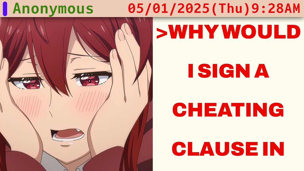 Feminist Wife Refuses ‘Cheating Clause’ In Prenup - MELTS DOWN When He Lowers Alimony To $0