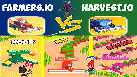 Harvest io 3D Gameplay ll Noob Pro Hacker Harvest io l Farming io gameplay