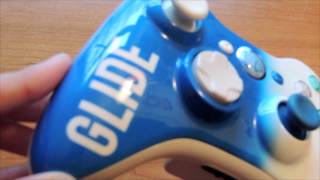 Custom Blue to White Fade Airbrush Xbox 360 Controller! | Read Description