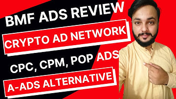 BMF Ads Review A-Ads Alternative - New Crypto AD Network
