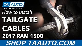How to Replace Tailgate Cables 09-17 Ram 1500