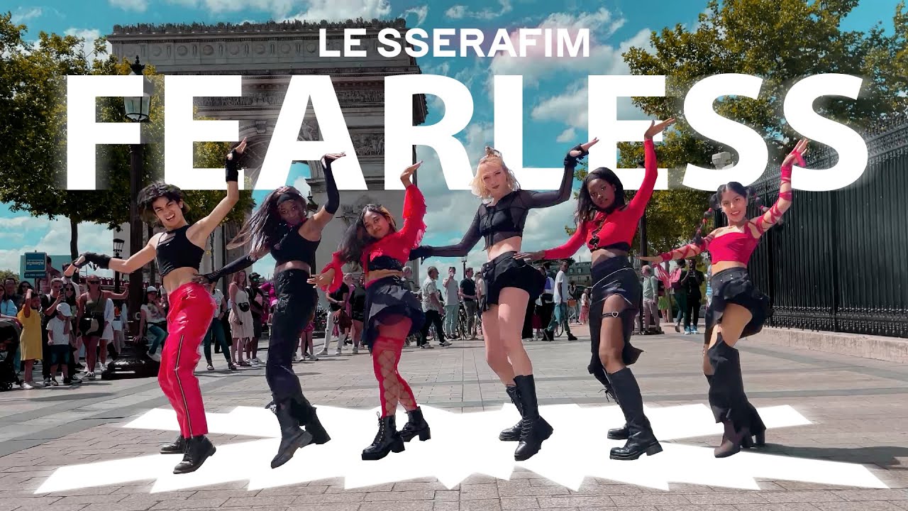 [KPOP IN PUBLIC PARIS] LE SSERAFIM (르세라핌) - FEARLESS dance cover by Young Nation Dance