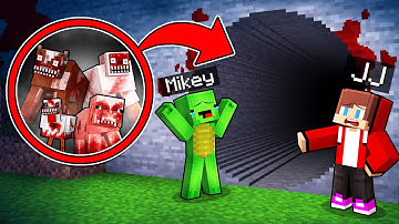 JJ and Mikey Found SCARY TUNNEL of INFECTED ANIMALS in Minecraft - Maizen