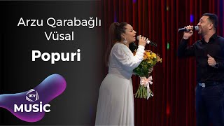 Arzu Qarabağlı Həyat Yoldaşı Ilə Möhtəşəm Popuri Ifa Etdi El Canlı