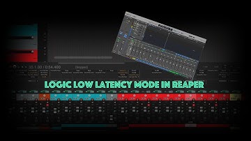 Logic Low Latency Mode in Reaper? - Reaper Tutorial