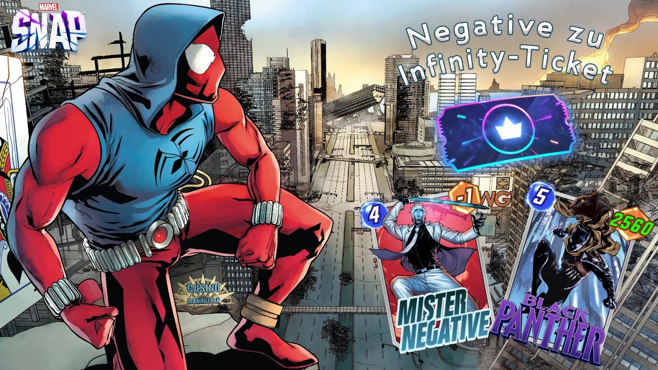 Negative zu Infinity-Ticket