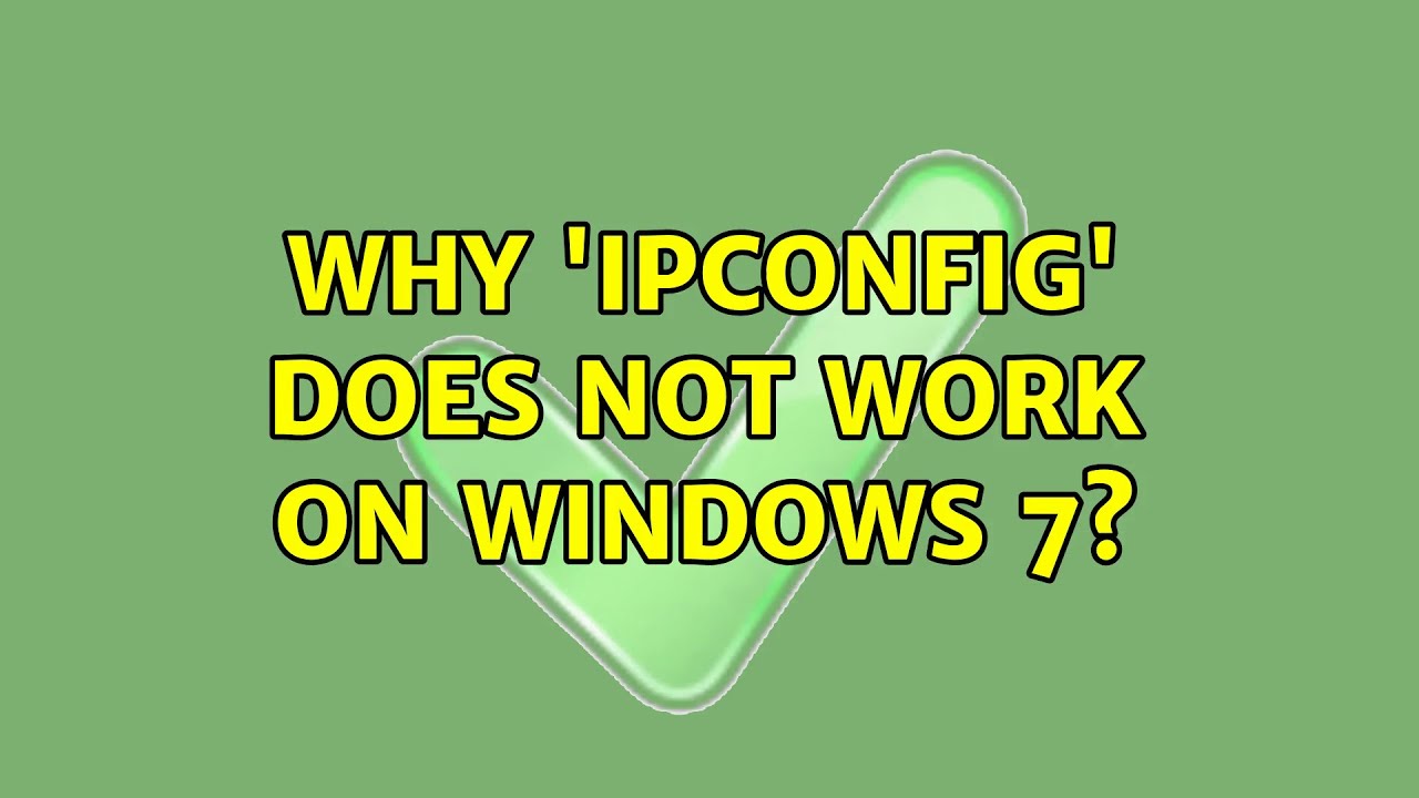 Does Ipconfig Work On Mac Does Ipconfig Work On Mac