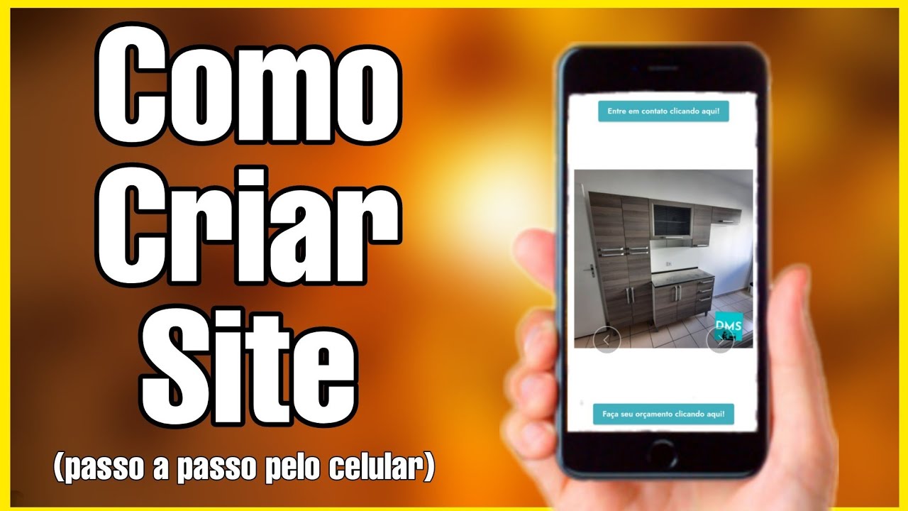 Como CRIAR SITE profissional pelo CELULAR [Tutorial]