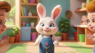 🐰 Bouncy Bunny Hop! | Fun Bunny Dance Song for Kids