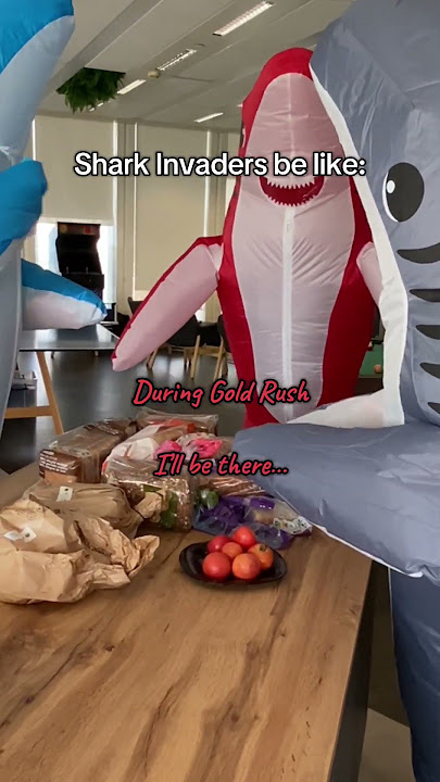 Shark Invaders be like: I'LL BE THERE 😈 #HungryShark #tiktok #memes