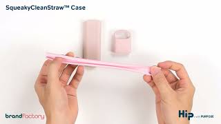 HIP Purpose Single Straw Case & Squealy Clean Straw