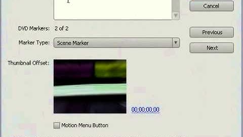DVD Authoring in premier pro
