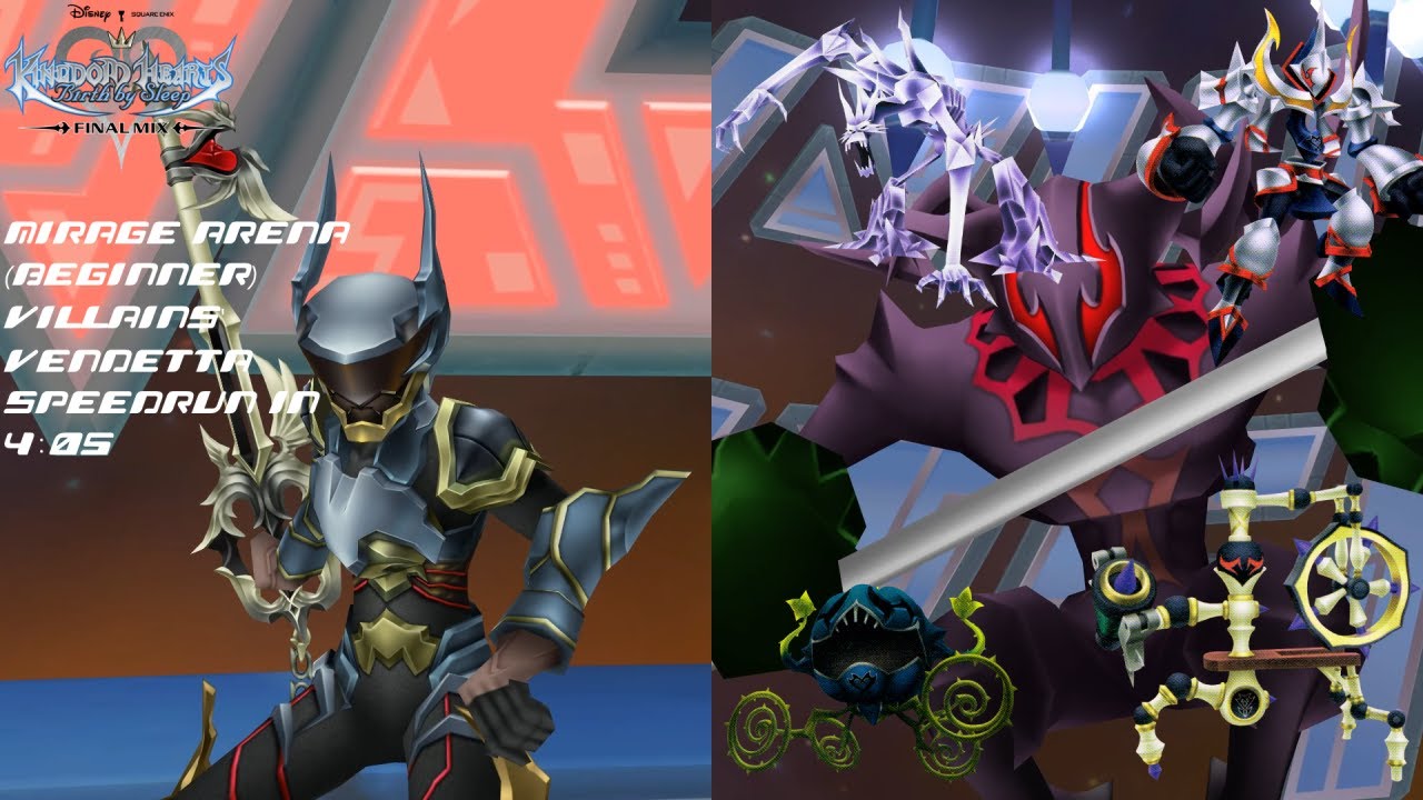 [WR] KINGDOM HEARTS BBSFM Mirage Arena: Villains' Vendetta (Ventus, Beginner) in 