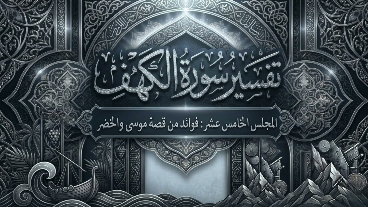 #تفسير #سورة_الكهف | المجلس الخامس عشر : فوائد من قصة موسى والخضر