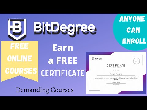 Best Free Courses on BITDEGREE Platform | Free CERTIFICATION COURSES