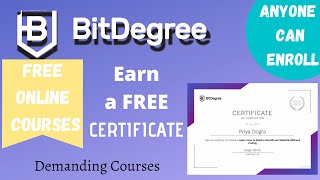 Best Free Courses on BITDEGREE Platform | Free CERTIFICATION COURSES screenshot 4