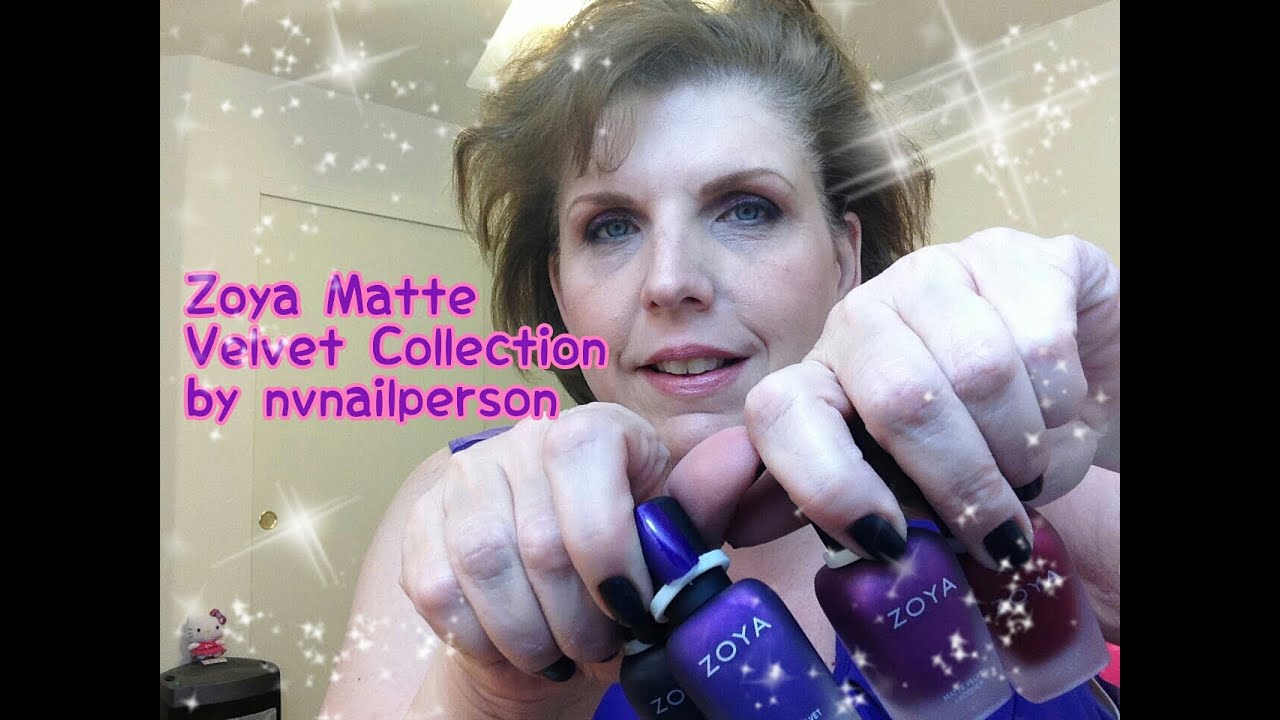 Nail Polish Haul - Zoya Matte Velvet Collections