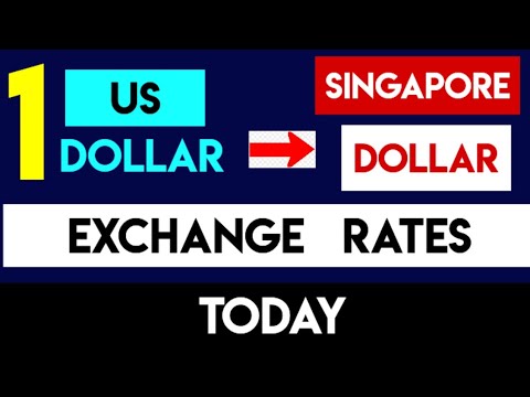 Us Dollar to Singapore Dollar USD to SGD Currency Exchange Rates Today ...