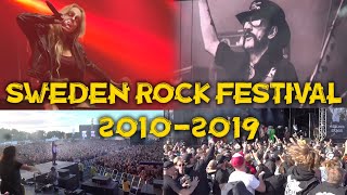 SWEDEN ROCK FESTIVAL 2010-2019 - COMPILATION