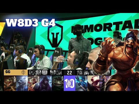 GG vs IMT | Week 8 Day 3 S12 LCS Spring 2022 | Golden Guardians vs Immortals W8D3 Full Game