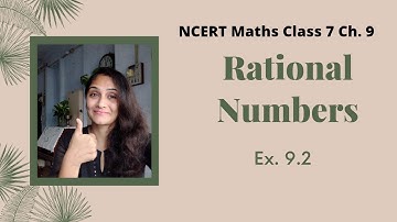 NCERT Maths Class 7 Chapter 9 Rational Numbers Ex. 9.2