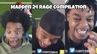 FlightReacts Madden 24 Rage Compilation | Try Not To Laugh Challenge (YLYL)