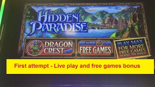 Hidden Paradise 5 reel slot - first attempt, live play and bonus screenshot 3