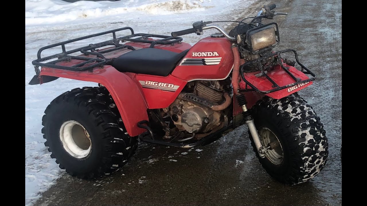 Tire Change on the 1987 ATC 250es Big Red YouTube