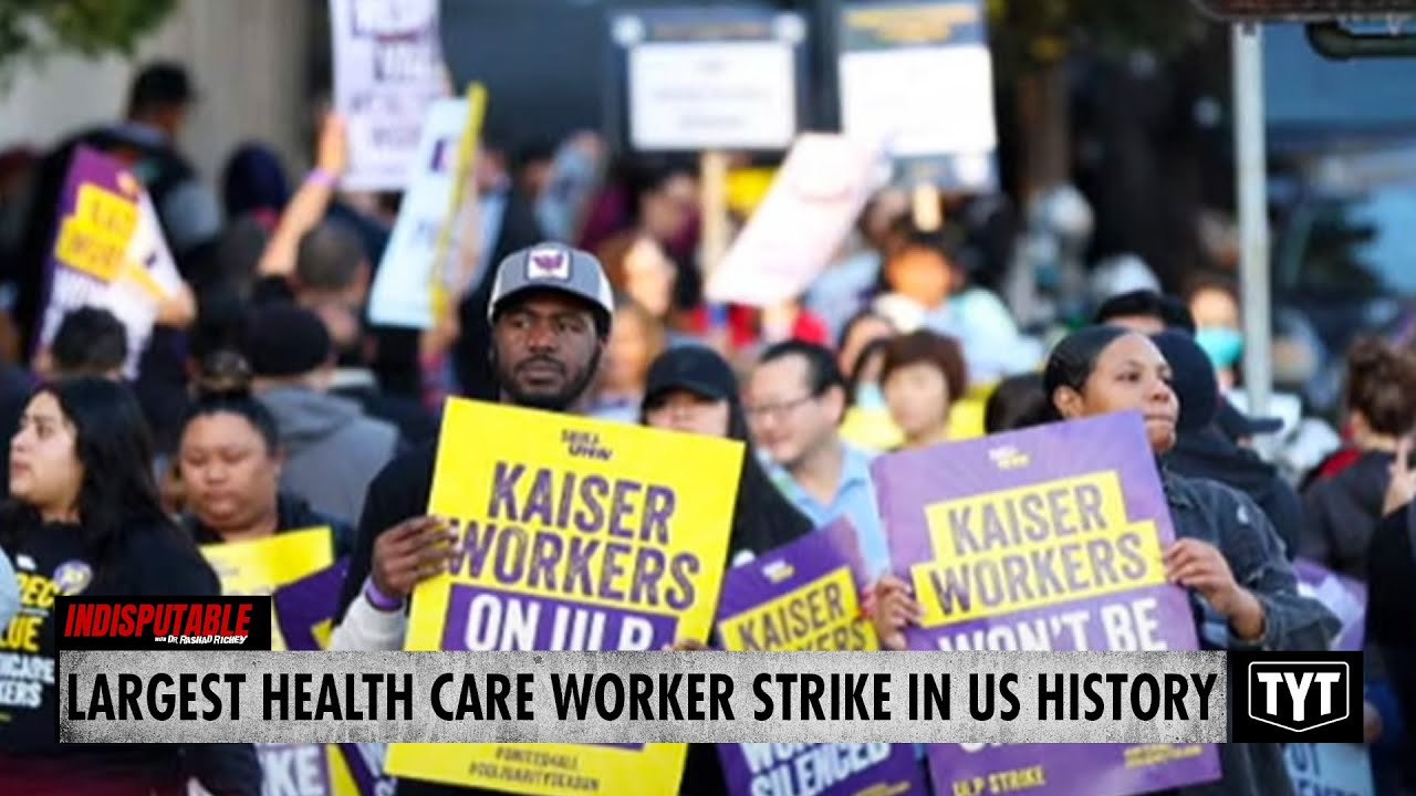 THOUSANDS Of Kaiser Permanente Workers Go On Strike - YouTube