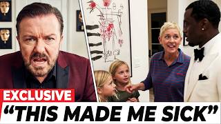 Hollywood Panics After Ricky Gervais Exposes How Ellen Hired Young Celebs For Diddy Hollywood Panics After Ricky Gervais Exposes How Ellen Hired Young Celebs For Diddy