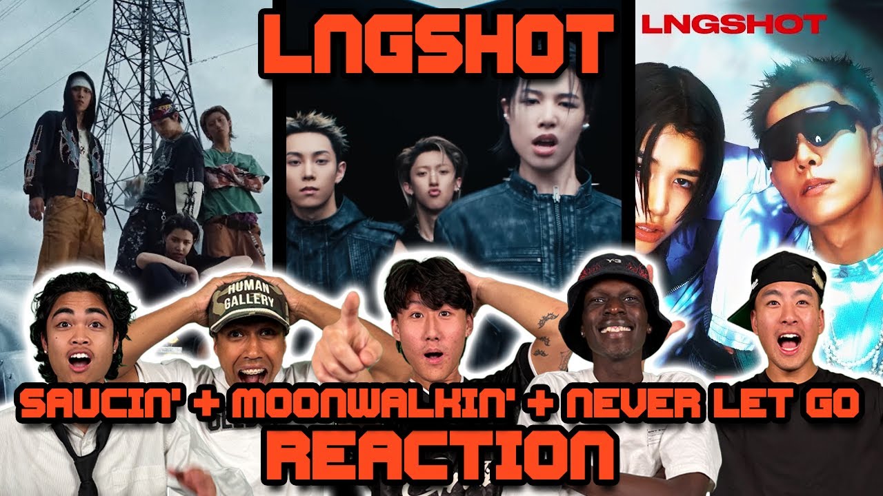 OUR FIRST TIME WATCHING LNGSHOT! | Saucin' + Moonwalkin' + Never Let Go