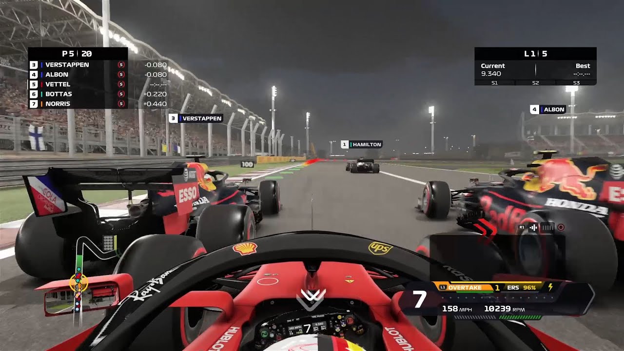 F1 2020 Steam Sebastian Vettel Ferrari Bahrain Short Circuit Gameplay