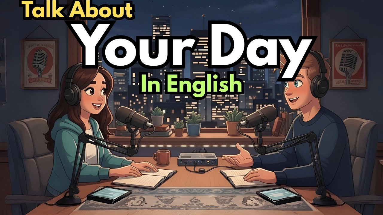 How to Talk About Your Day in English | English Conversation Practice ...