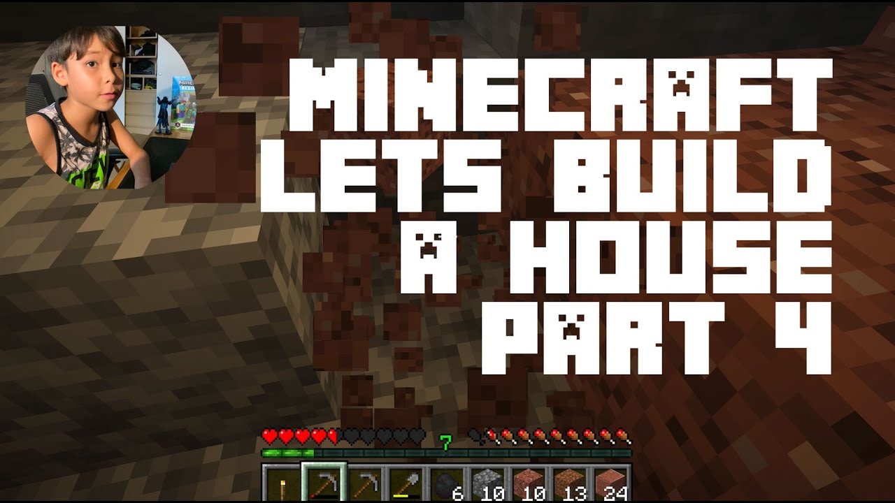 Minecraft Tutorial - Lets Build a house - Part 4 - YouTube