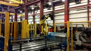 Fanuc Robotic Cell (Loading Tubing into CNC Bender)